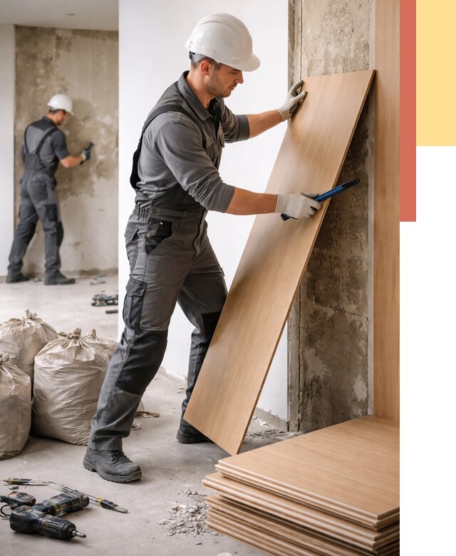 Демонтаж стеновых панелей в Сорочинске от 3615 руб. за м² быстро и недорого | ОТДЕЛОЧНИК-Срч