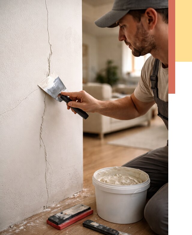 Заделка трещин и сколов в Сорочинске от 2530 руб. — быстро и недорого | ОТДЕЛОЧНИК-Срч