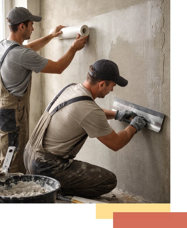 Армирование стен стеклосеткой в Сорочинске для прочной отделки