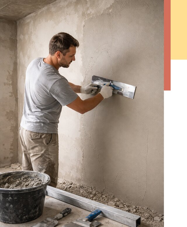 Штукатурка стен без маяков в Сорочинске от 7436 руб/м2 — услуги и цена | ОТДЕЛОЧНИК-Срч