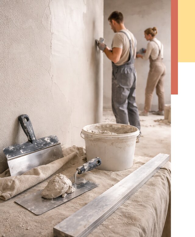 Штукатурка стен гипсовая в Сорочинске от 4648 руб/м2 — быстро и недорого | ОТДЕЛОЧНИК-Срч