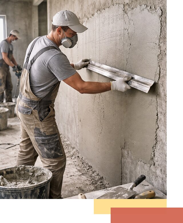 Штукатурка бетонных стен в Сорочинске качественно и долговечно