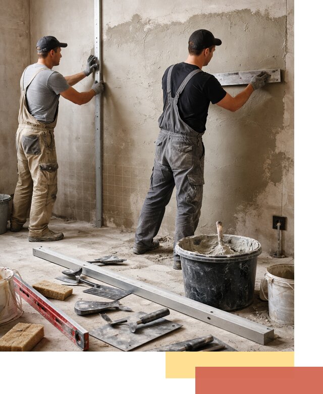 Профессиональная штукатурка стен под плитку в Сорочинске
