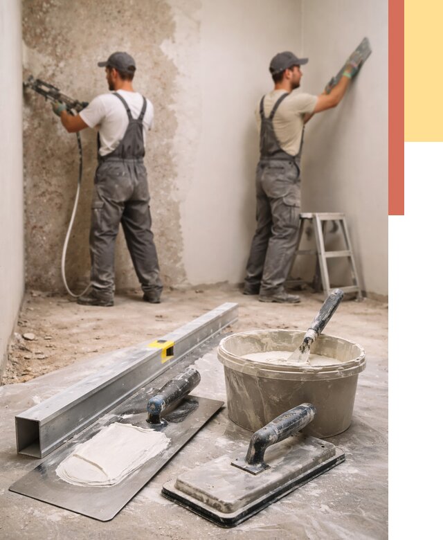 Штукатурка стен под обои в Сорочинске от 4648 руб./м2 — выравнивание под обои | ОТДЕЛОЧНИК-Срч