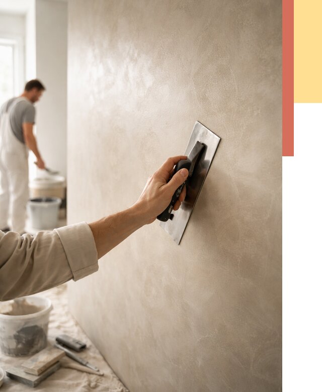 Венецианская штукатурка в Сорочинске от 3615 руб/м² — нанесение стен под ключ | ОТДЕЛОЧНИК-Срч