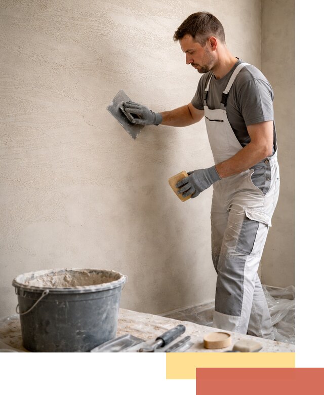 Декоративная штукатурка травертин в Сорочинске для стен и потолков