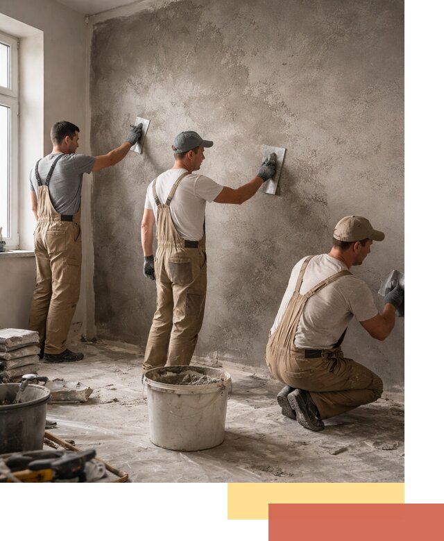 Декоративная штукатурка под бетон в Сорочинске для стен и потолков