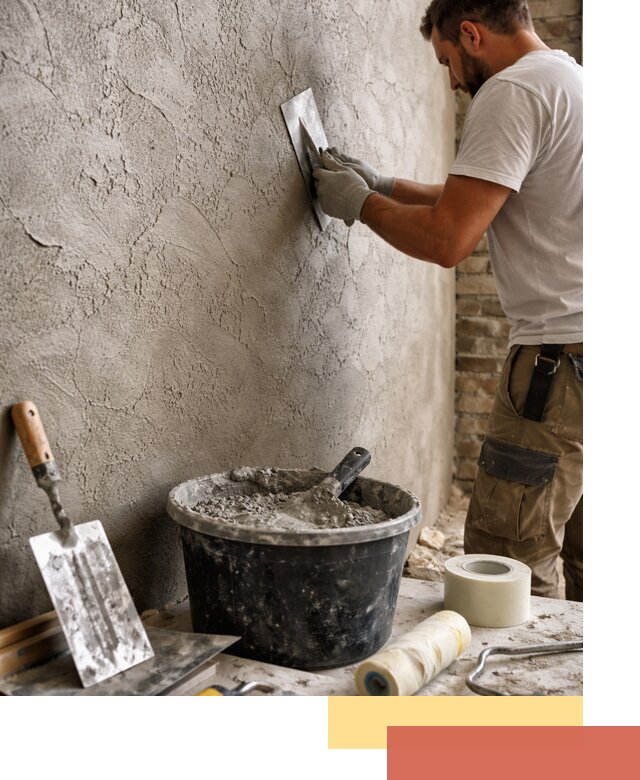 Декоративная штукатурка лофт в Сорочинске — отделка стен и потолков