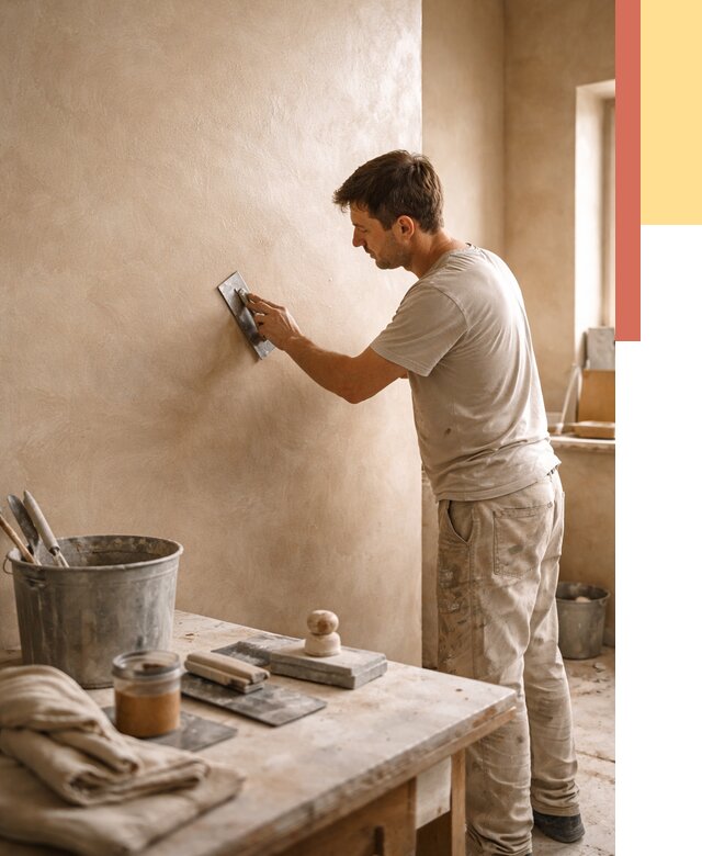 Марокканская штукатурка таделакт в Сорочинске под ключ от 4338 руб. | ОТДЕЛОЧНИК-Срч