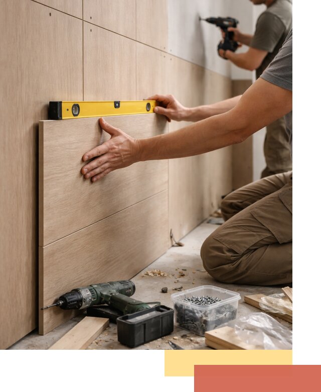 Профессиональный монтаж МДФ панелей на стены в Сорочинске