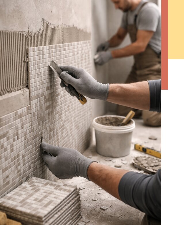 Облицовка стен мозаикой в Сорочинске от 3305 руб/м2 — укладка мозаики на стены | ОТДЕЛОЧНИК-Срч