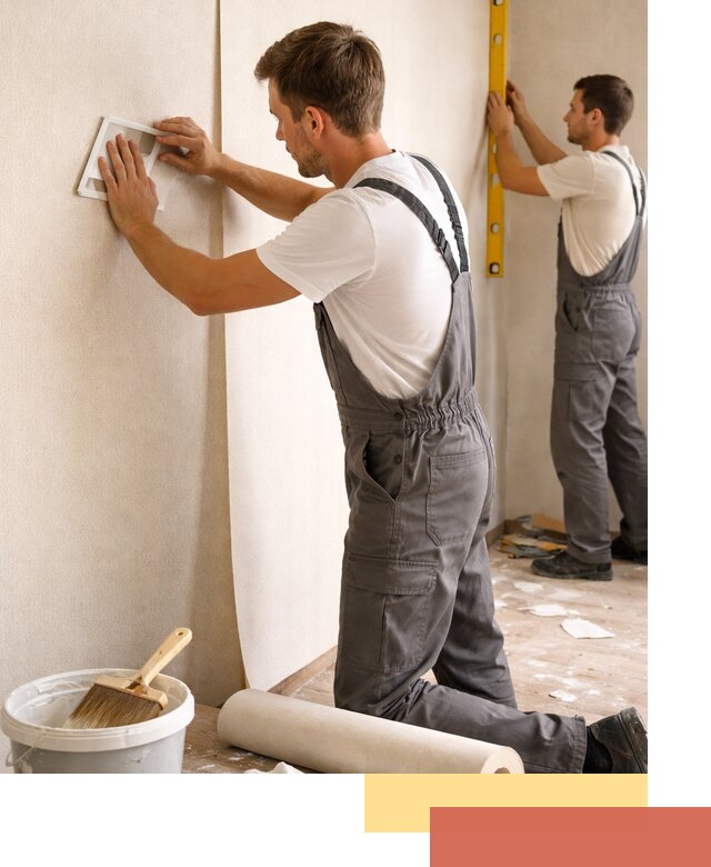 Поклейка бумажных обоев в Сорочинске качественно и недорого