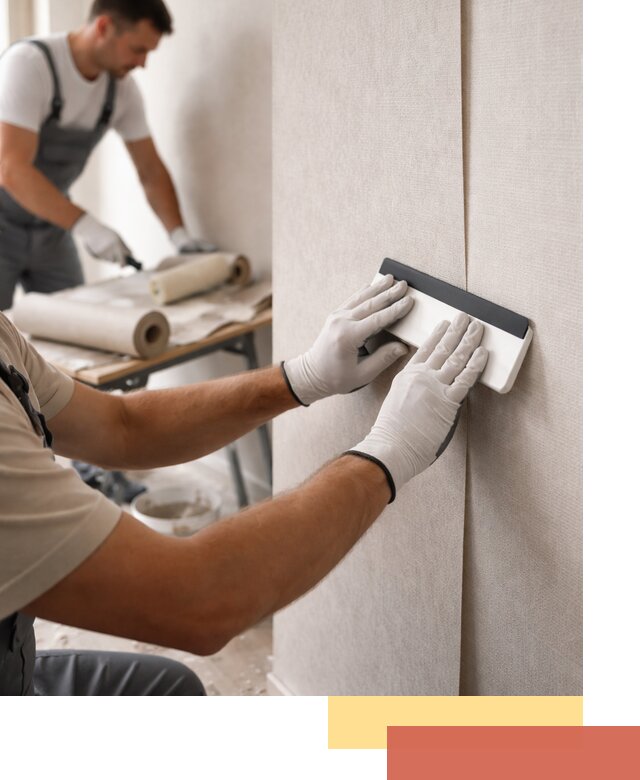 Поклейка обоев под покраску в Сорочинске профессионально и быстро