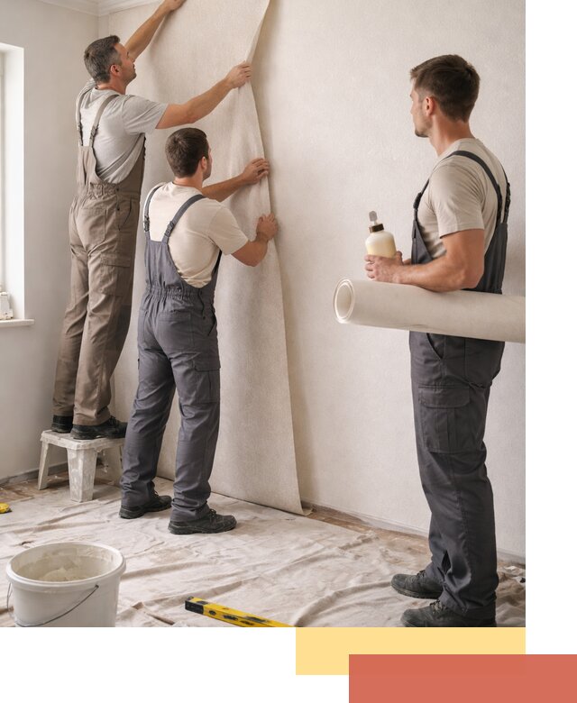 Оклейка стен обоями в Сорочинске — качественно и профессионально