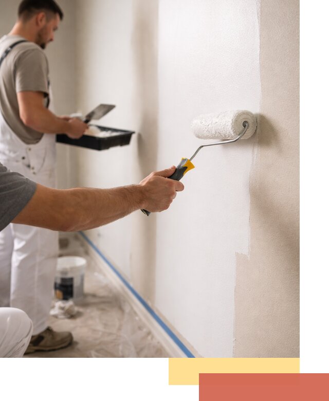 Покраска стен акриловой краской профессионально в Сорочинске