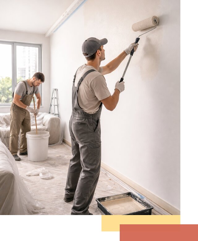 Покраска стен в офисе в Сорочинске — быстрый и качественный ремонт