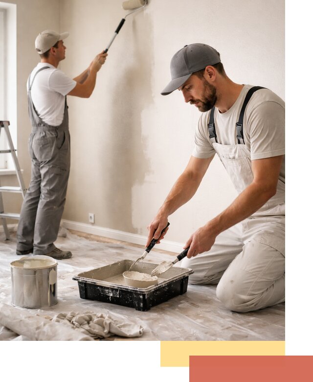 Покраска стен в квартире в Сорочинске — профессионально и аккуратно