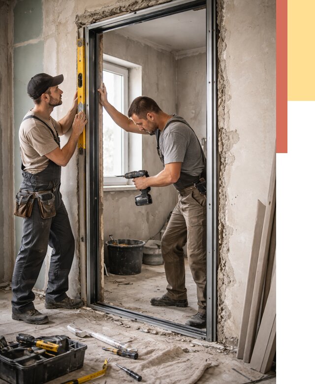 Закладка дверного проема в Сорочинске от 3615 руб. — быстро и недорого | ОТДЕЛОЧНИК-Срч