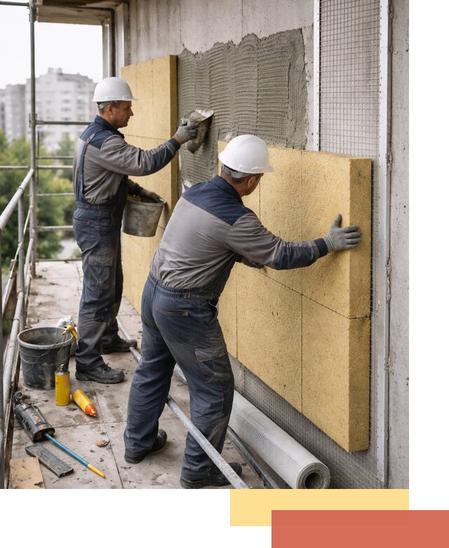 Утепление стен зданий и домов в Сорочинске качественно и надежно