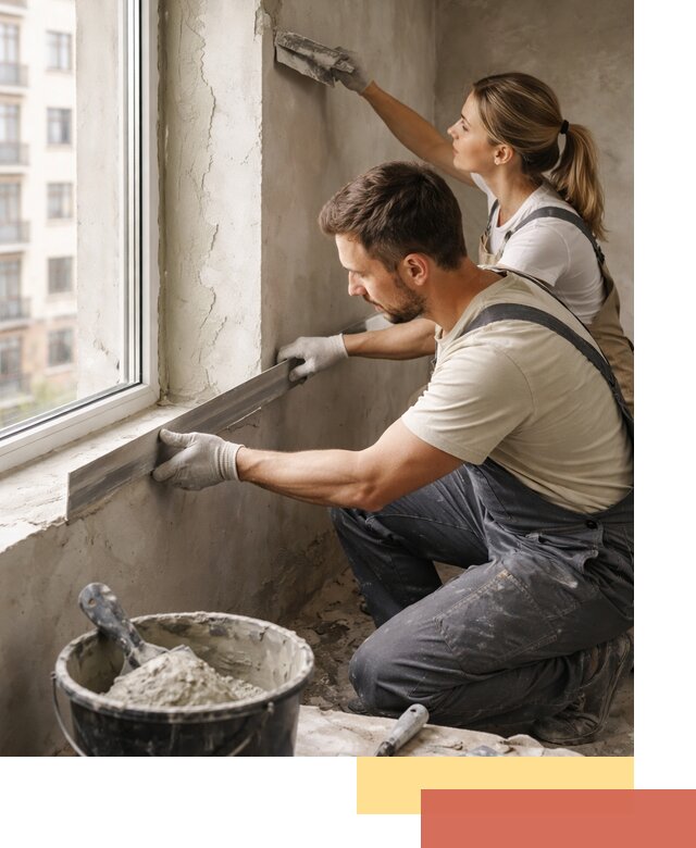 Штукатурка откосов дверей и окон профессионально в Сорочинске