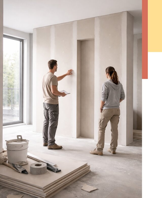 Зонирующая перегородка из гипсокартона в Сорочинске от 2892 руб. под ключ | ОТДЕЛОЧНИК-Срч