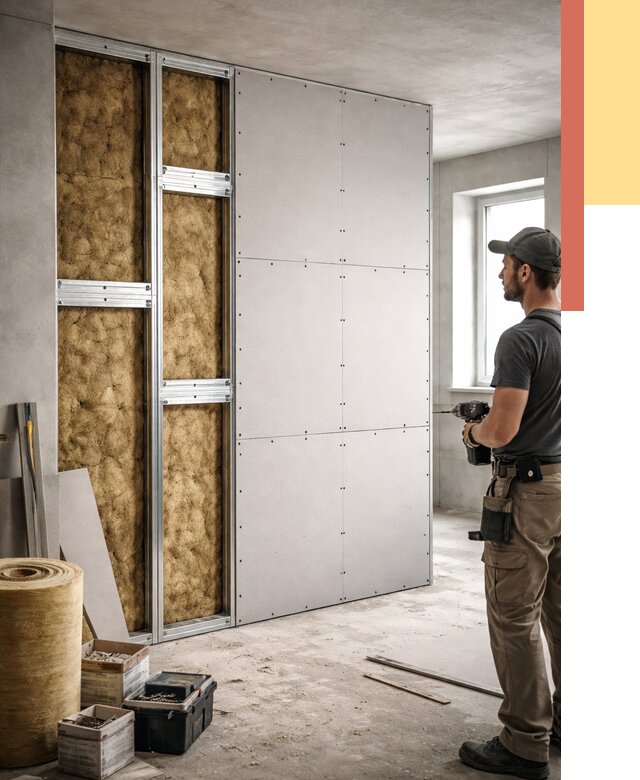 Усиленная перегородка под навеску в Сорочинске от 13220 руб. — монтаж под ключ | ОТДЕЛОЧНИК-Срч