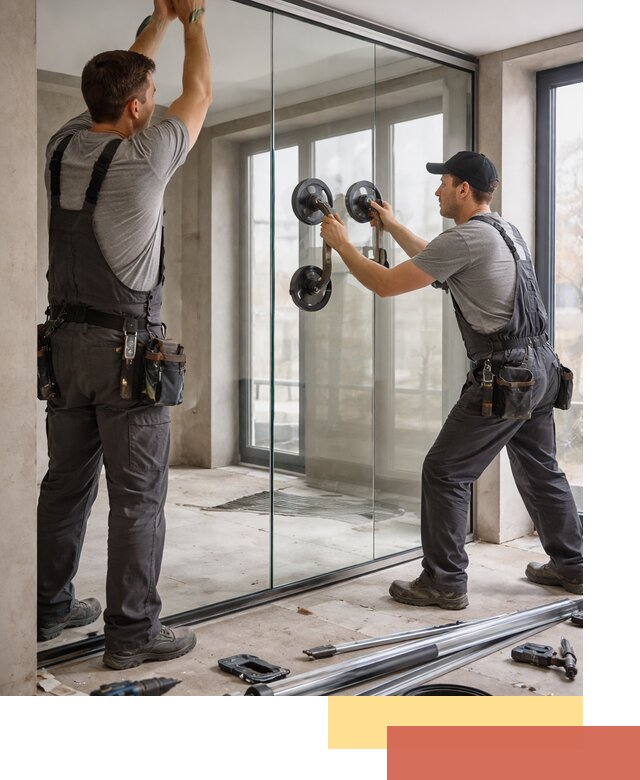 Цельностеклянные перегородки под ключ в Сорочинске