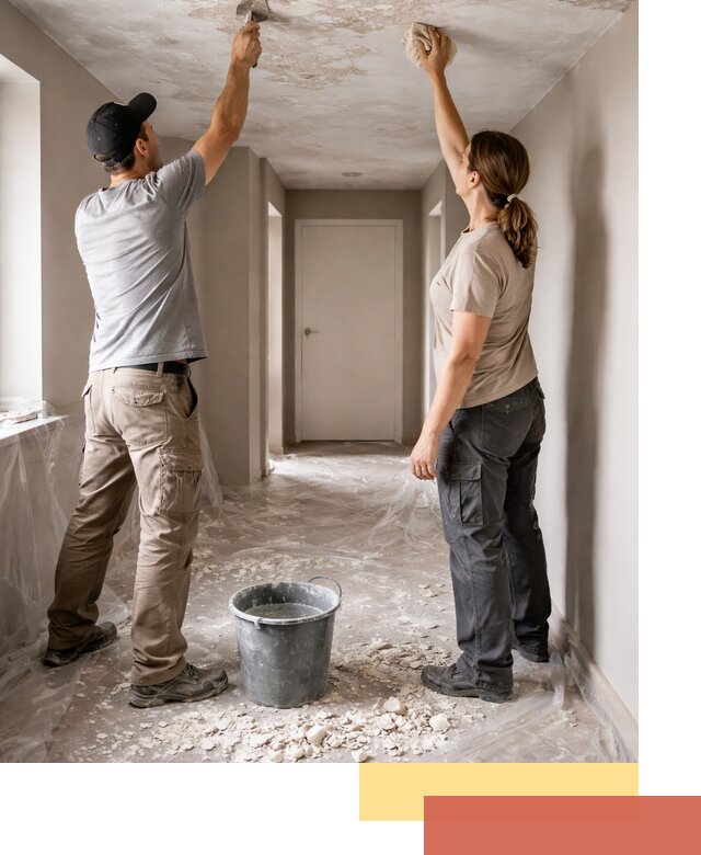 Удаление побелки с потолка в Сорочинске — быстро и аккуратно