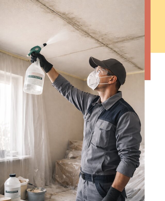 Антисептическая обработка потолка в Сорочинске от 2582 руб. | ОТДЕЛОЧНИК-Срч