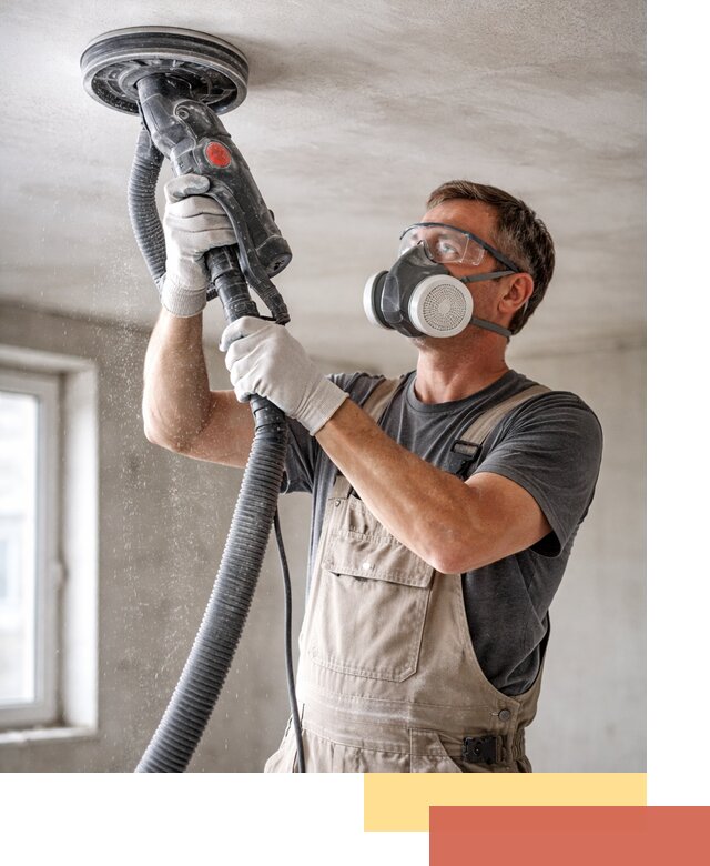 Шлифовка потолка в Сорочинске — качественная подготовка под отделку