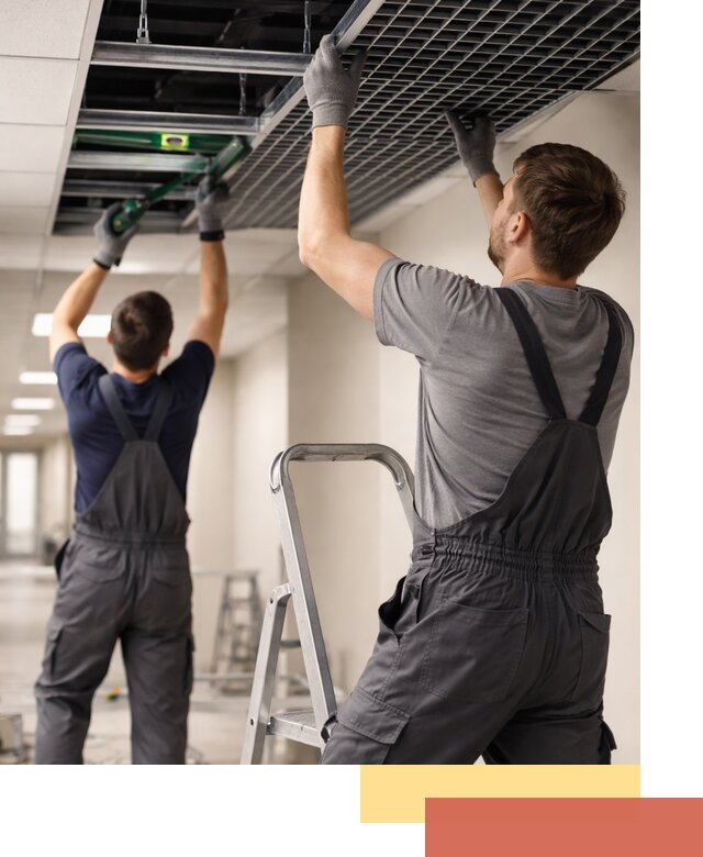 Монтаж потолка Грильято в Сорочинске: установка под ключ качественно