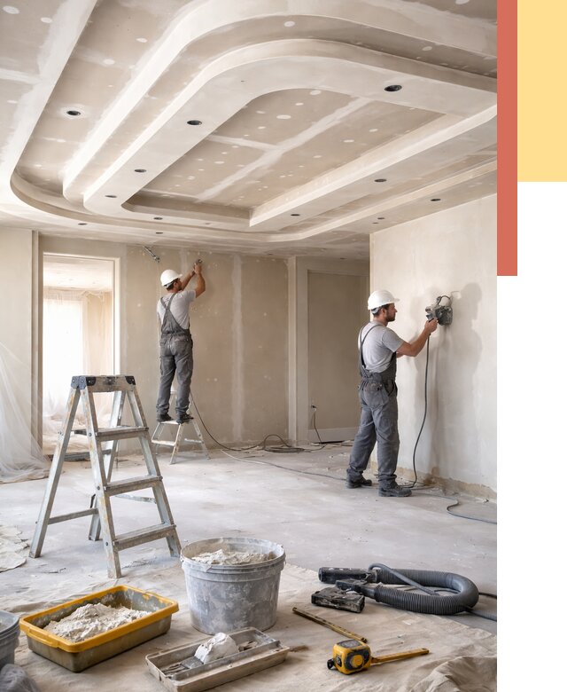 Многоуровневый потолок из гипсокартона в Сорочинске от 775 руб. под ключ | ОТДЕЛОЧНИК-Срч