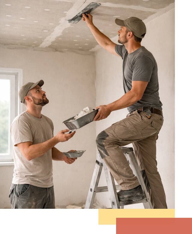 Шпаклевка потолка из гипсокартона в Сорочинске качественно и быстро