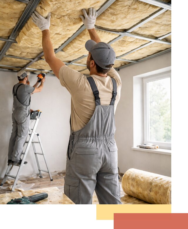 Утепление потолка под ключ в Сорочинске качественно и быстро