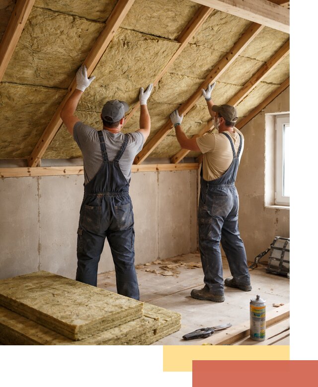 Утепление потолка минеральной ватой в Сорочинске