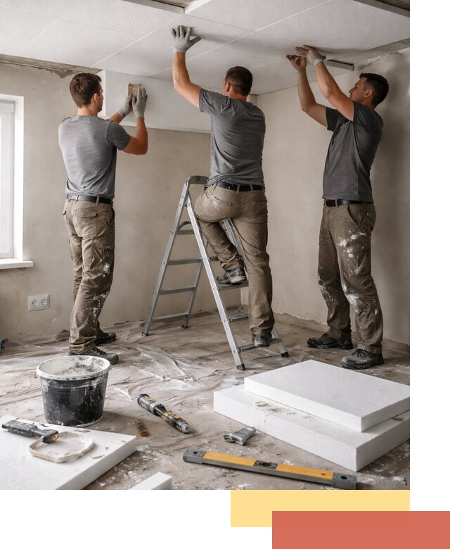 Утепление потолка пенопластом в Сорочинске быстро и качественно